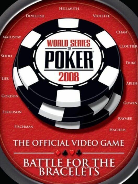 World Series of Poker 2008: Battle for the Bracelets PS2 box art