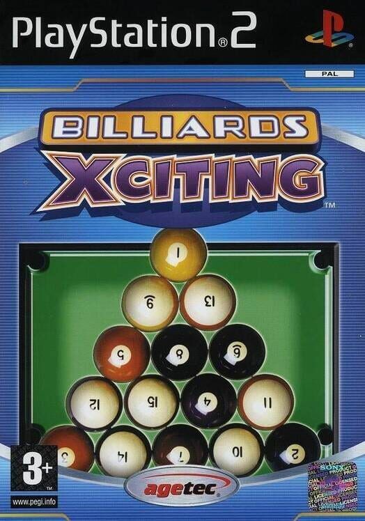 Billiards Xciting PS2 box art