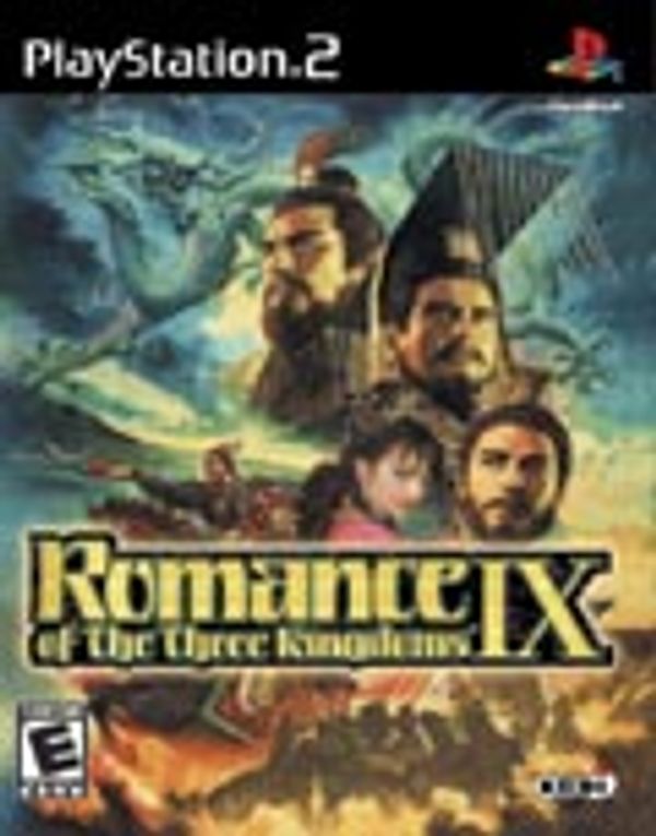 Romance of the Three Kingdoms IX PS2 box art