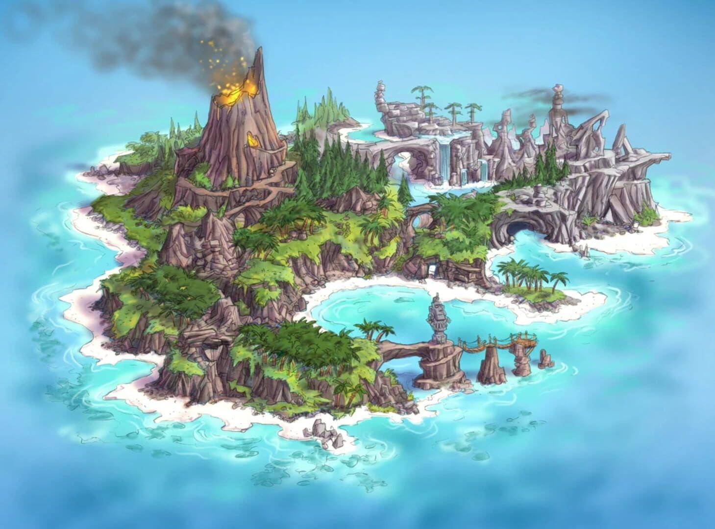 Nicktoons: Battle for Volcano Island artwork 1