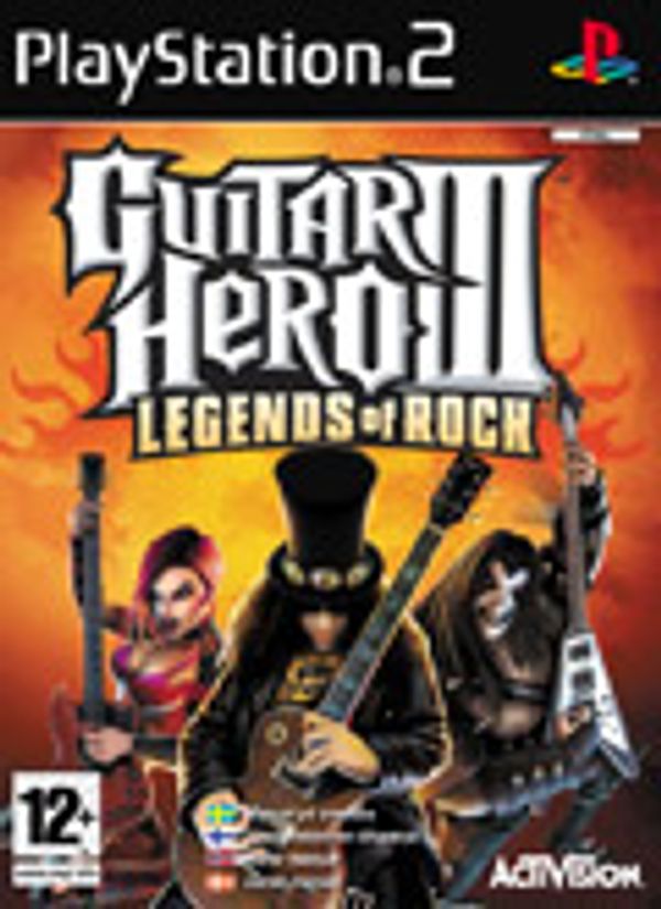 Guitar Hero III: Legends of Rock PS2 box art