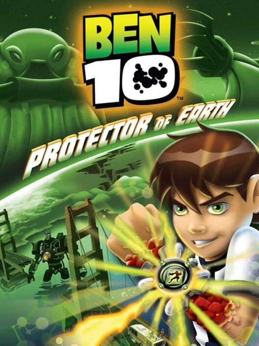Ben 10: Protector of Earth PS2 box art