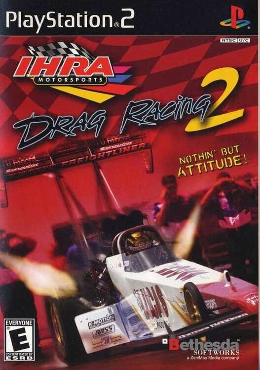 Ihra Drag Racing 2 PS2 box art