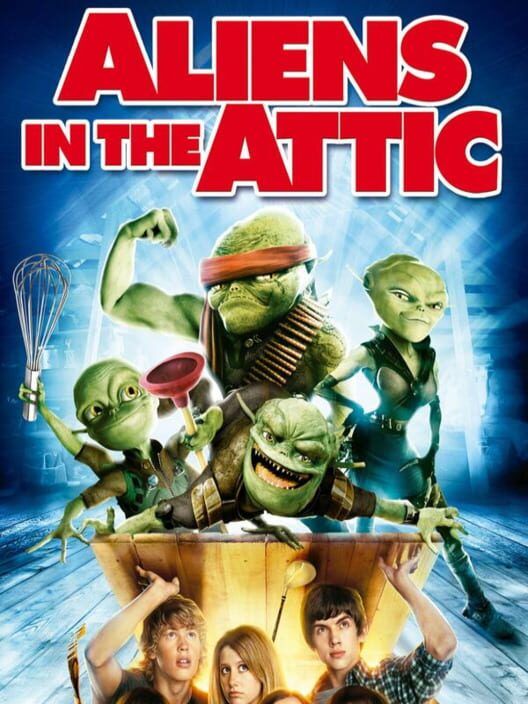 Aliens in the Attic PS2 box art