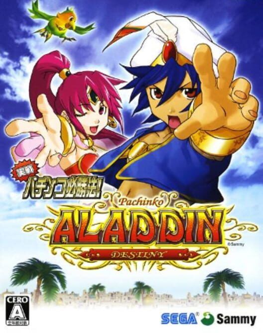 Jissen Pachinko Hisshouhou! Cr Aladdin Destiny Ex PS2 box art