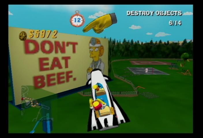 The Simpsons Road Rage screenshot 2