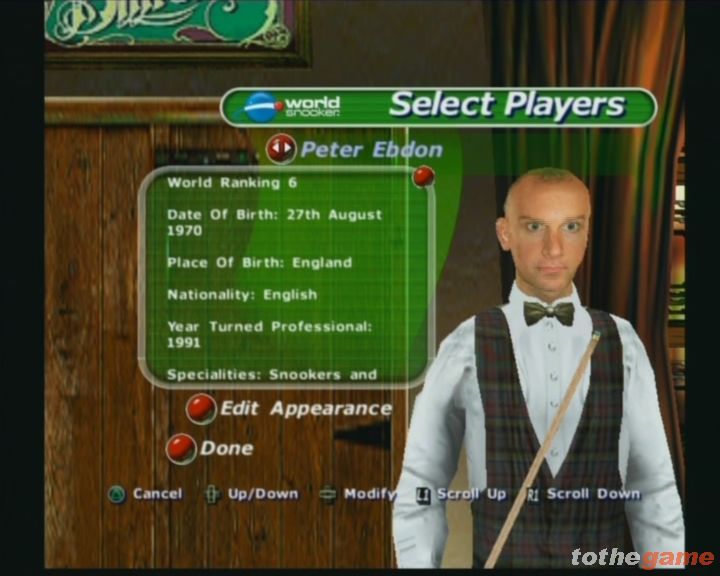 World Championship Snooker 2003 screenshot 25