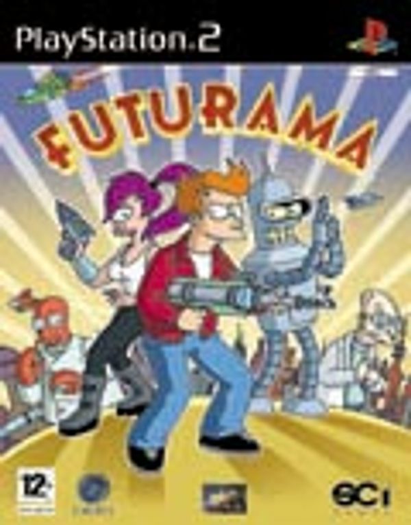 Futurama PS2 box art