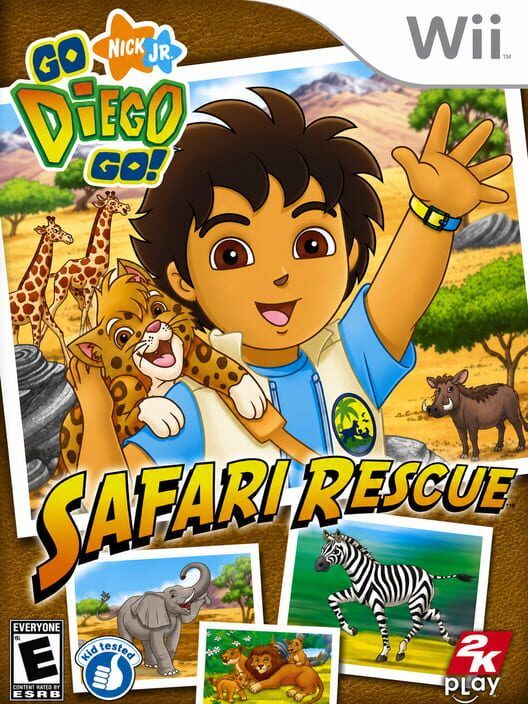 Go, Diego, Go! Safari Rescue PS2 box art