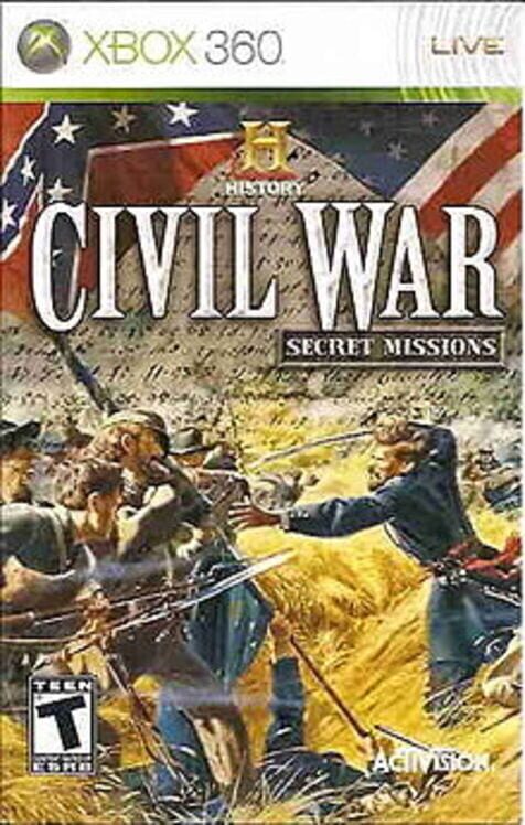 History Civil War: Secret Missions PS2 box art