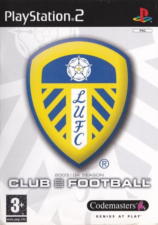 Leeds United Club Football PS2 box art