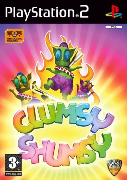 Clumsy Shumsy PS2 box art