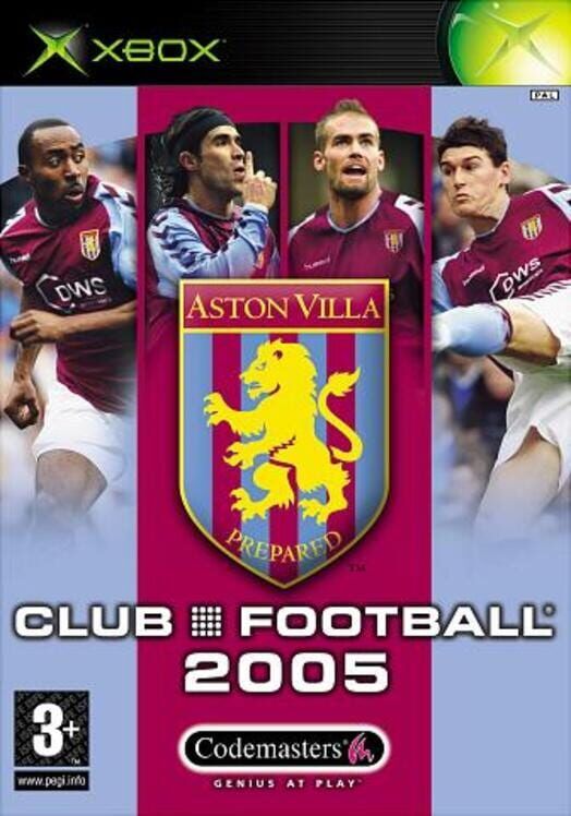 Aston Villa Club Football 2005 PS2 box art