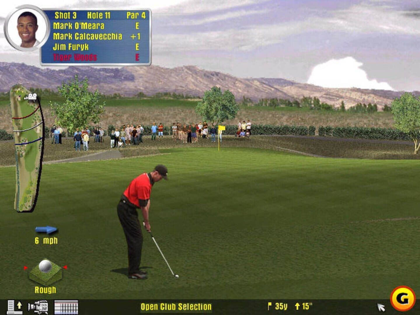 Tiger Woods PGA Tour 2001 screenshot 1