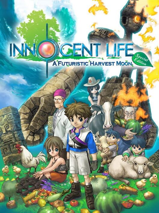 Innocent Life: A Futuristic Harvest Moon - Special Edition PS2 box art