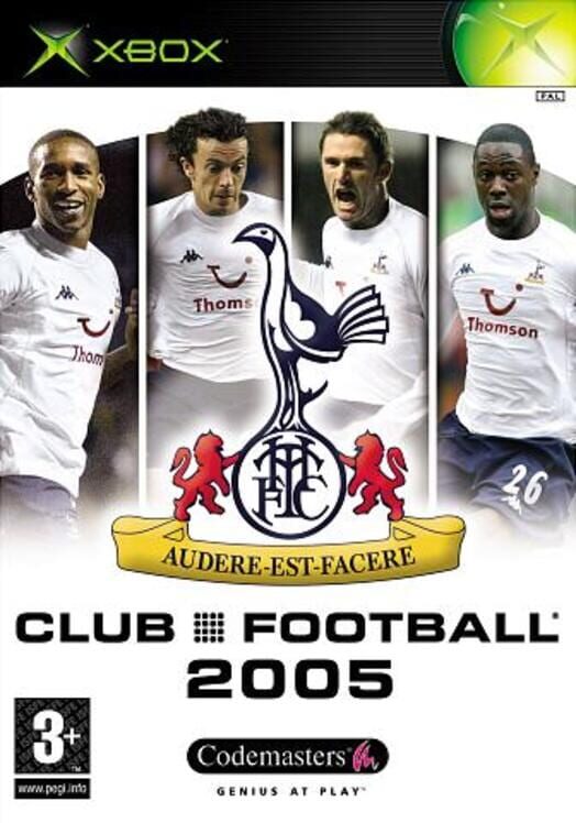 Tottenham Hotspur Club Football 2005 PS2 box art