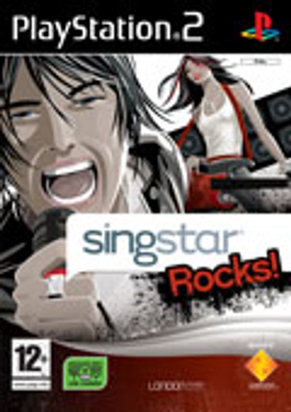 SingStar Rocks! PS2 box art