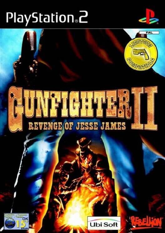 Gunfighter II: Revenge of Jesse James PS2 box art