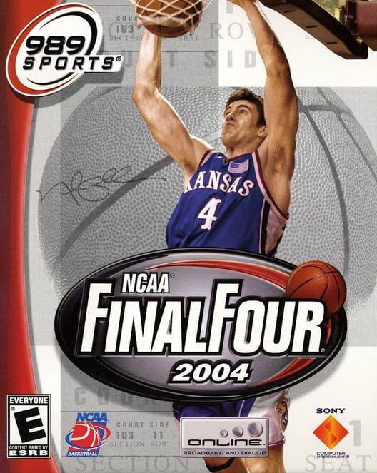 NCAA Final Four 2004 PS2 box art