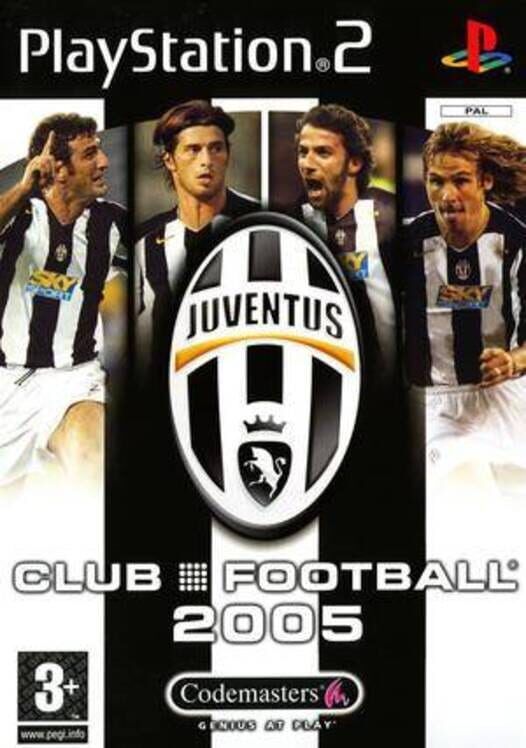 Juventus Club Football 2005 PS2 box art