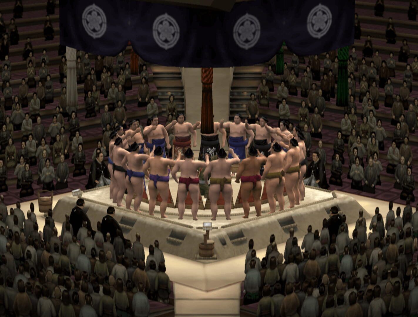 Nihon Sumo Kyokai Kounin: Nihon Oozumou Gekitou Honbasho-Hen screenshot 1
