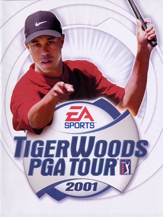 Tiger Woods PGA Tour 2001 PS2 box art