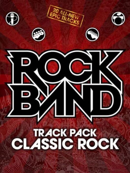 Rock Band Track Pack: Classic Rock PS2 box art