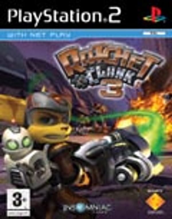 Ratchet And’ Clank 3: Up Your Arsenal PS2 box art