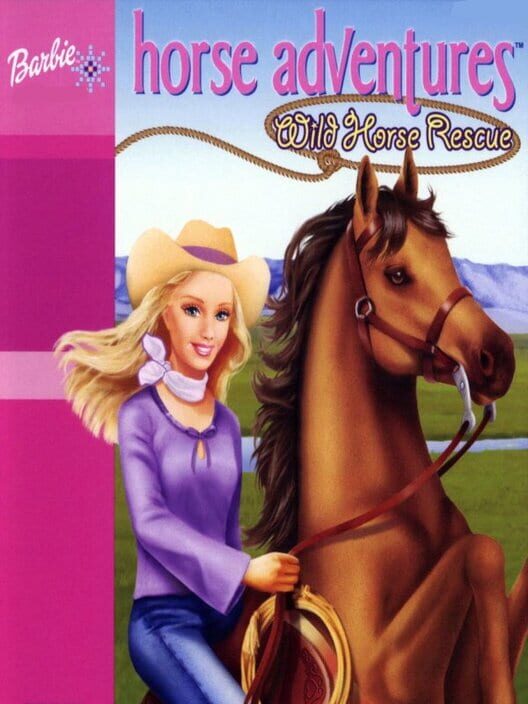 Barbie Horse Adventures: Wild Horse Rescue PS2 box art
