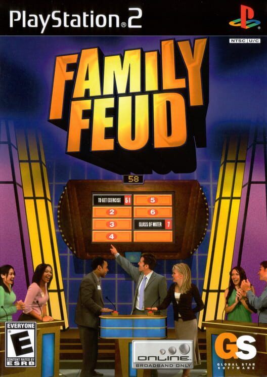 Family Feud PS2 box art