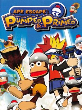 Ape Escape: Pumped & Primed PS2 box art
