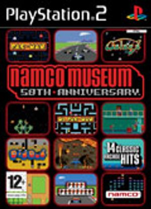 Namco Museum: 50th Anniversary Arcade Collection PS2 box art