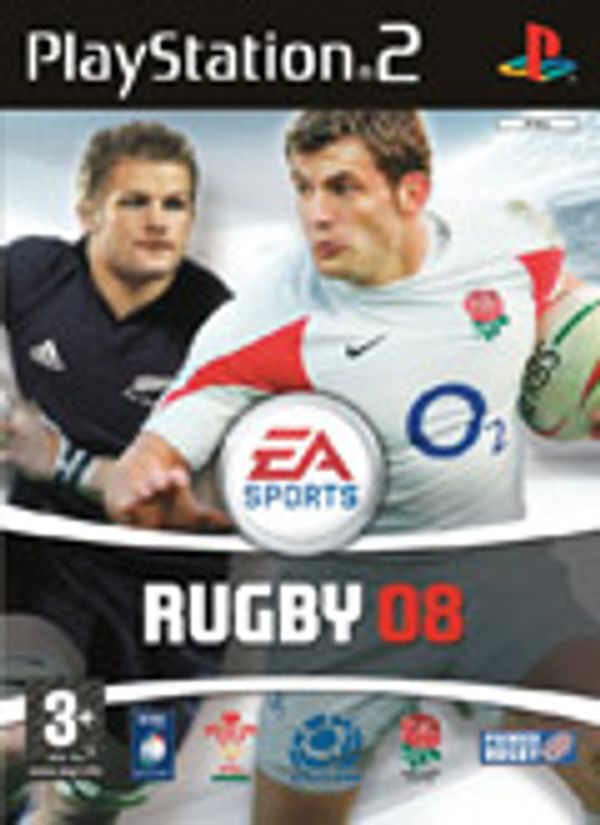 Rugby 08 PS2 box art