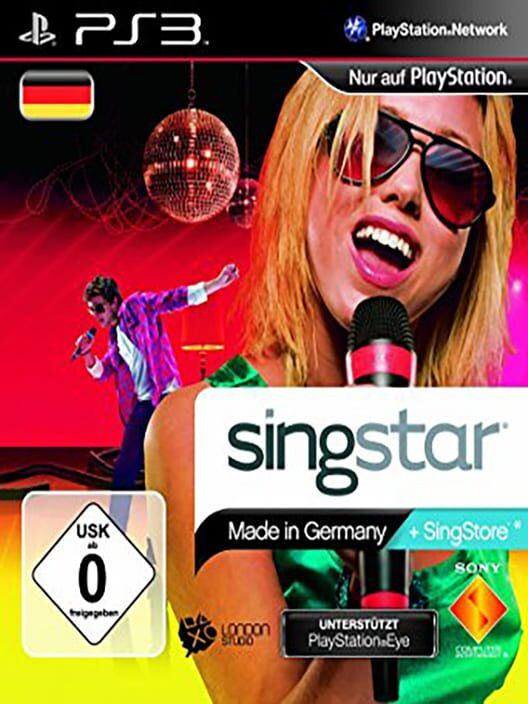 SingStar: Made in Germany PS2 box art