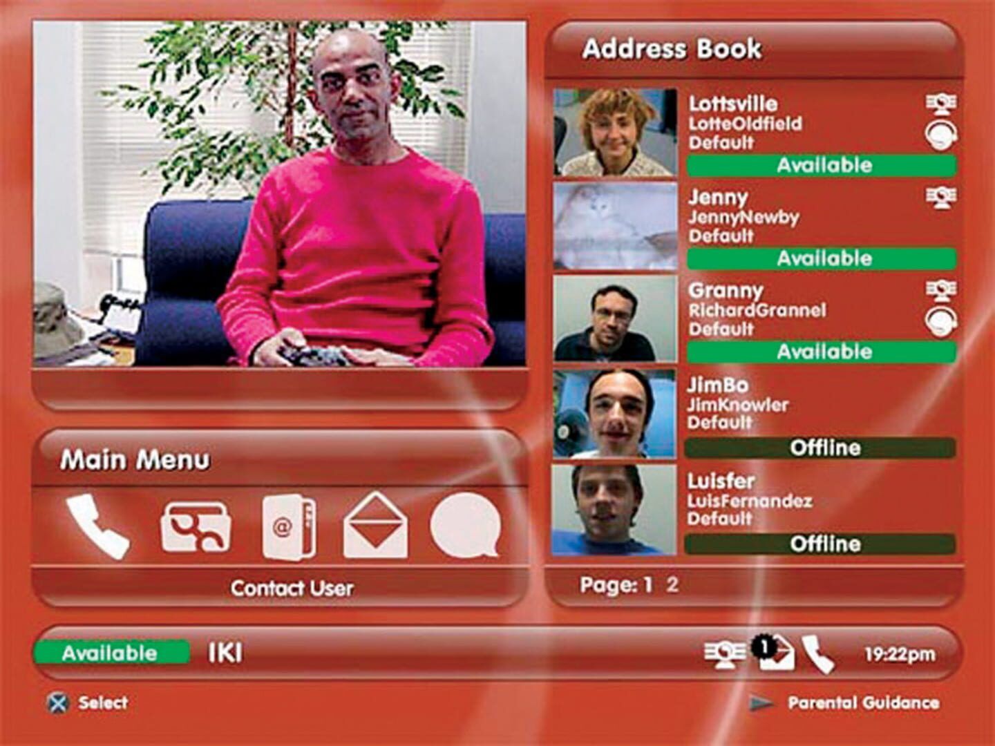 EyeToy: Chat screenshot 1