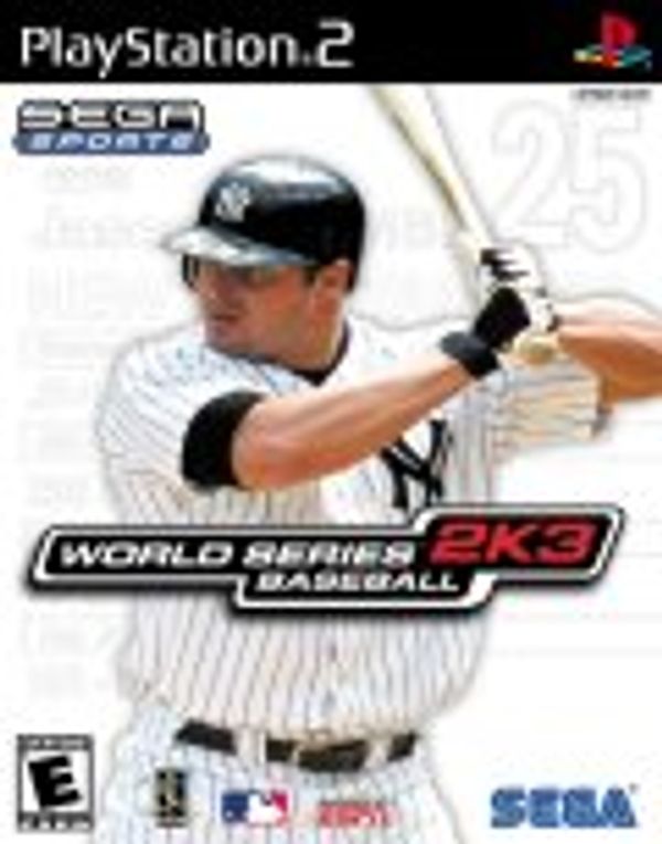 World Series Baseball 2K3 PS2 box art