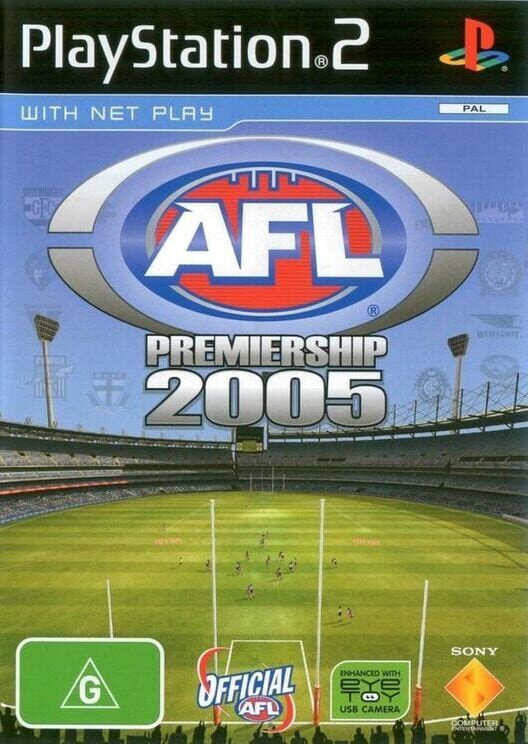 AFL Premiership 2005 PS2 box art