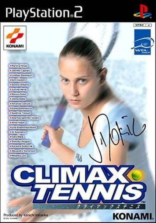 Climax Tennis: Wta Tour Edition PS2 box art