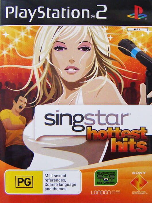 SingStar: Hottest Hits PS2 box art