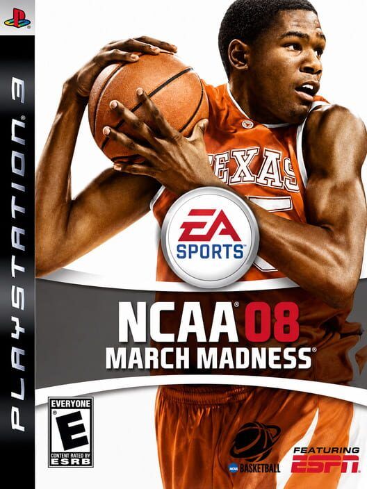 NCAA March Madness 08 PS2 box art