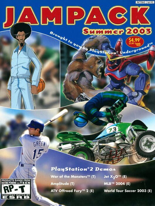 Jampack Summer 2003 PS2 box art