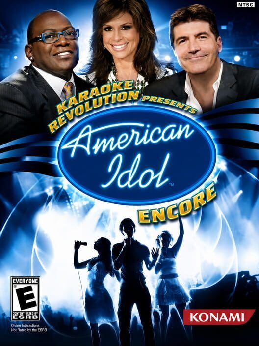 Karaoke Revolution Presents: American Idol Encore PS2 box art