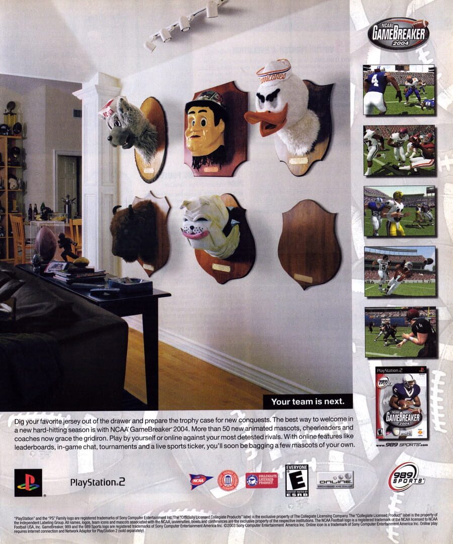 NCAA Gamebreaker 2004 artwork 2