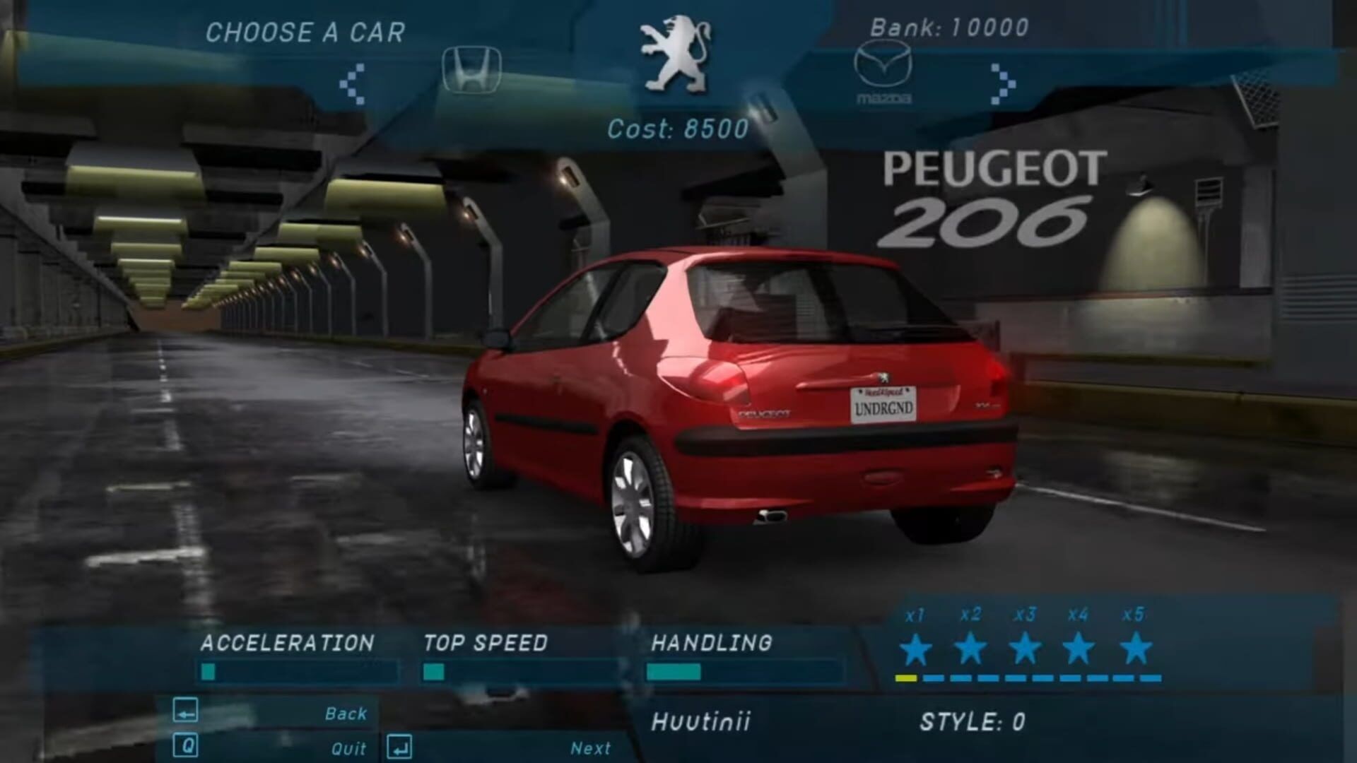 Need for Speed Underground screenshot 9