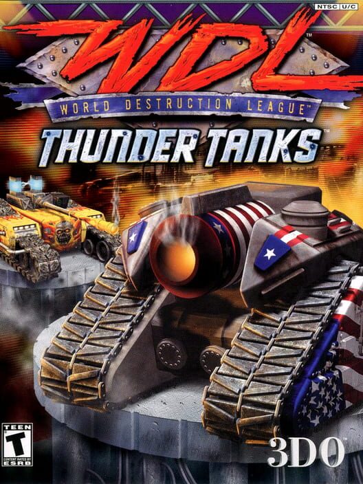World Destruction League: Thunder Tanks PS2 box art