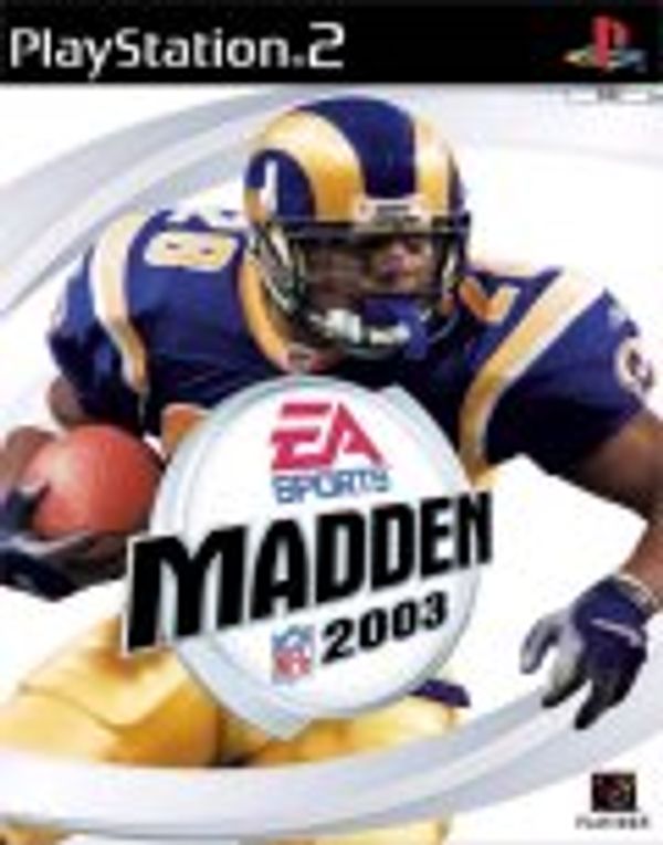 Madden NFL 2003 PS2 box art