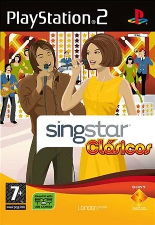SingStar: Clásicos PS2 box art