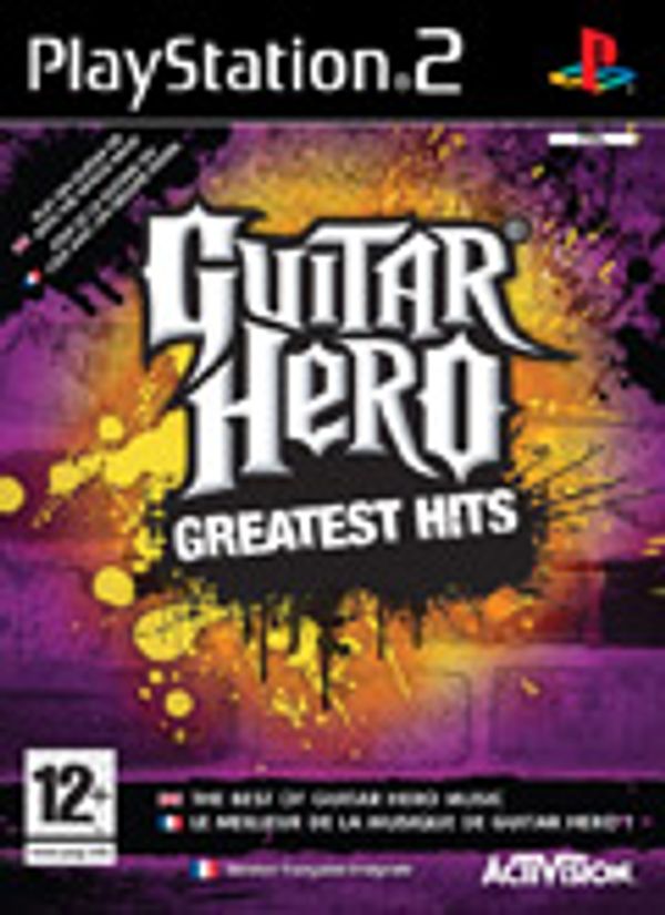 Guitar Hero Greatest Hits (Aka Guitar Hero Smash Hits) PS2 box art