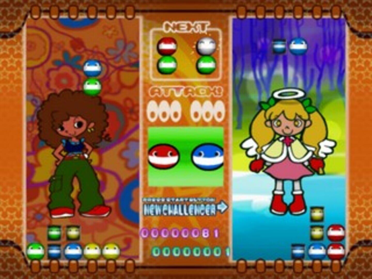 Pop'n Taisen Puzzle Dama Online screenshot 3