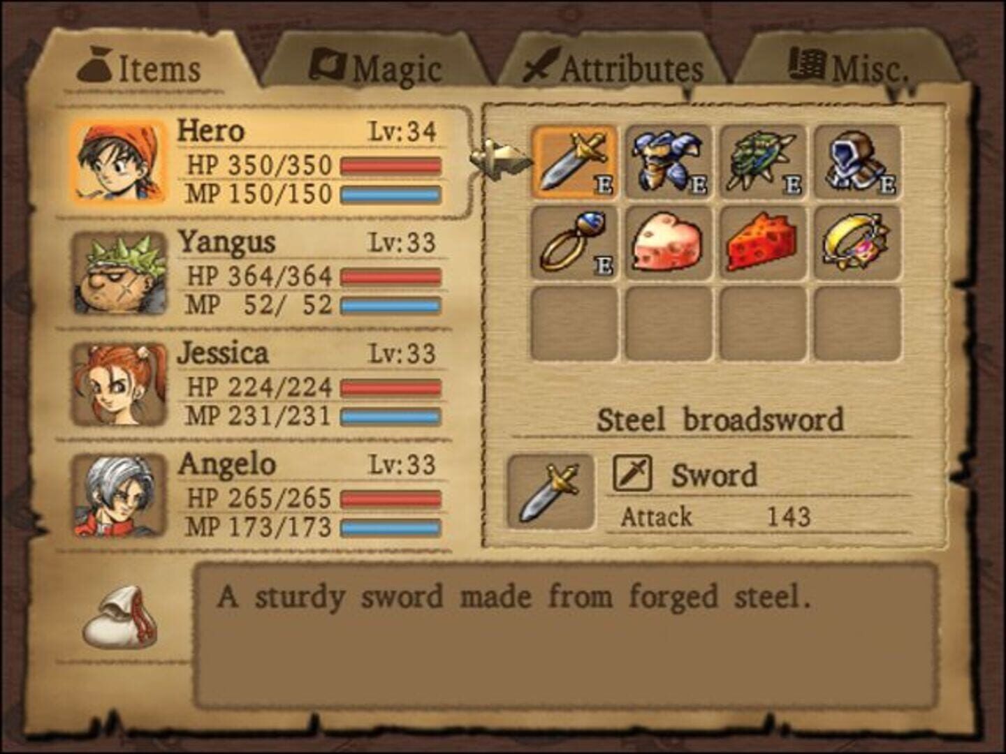 Dragon Quest: Journey of the Cursed King (Aka Dragon Quest VIII: Journey of the Cursed King) screenshot 16